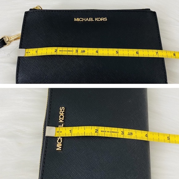 Michael Kors Jet Set Travel Large Double Zip Wristlet Wallet - Picture 9 of 9